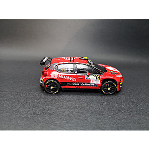 Miniatura personalizada base IXO Citröen C3 Rally2 #9 - 7º classificado Rally Sierra Morena 2023 - Diego Ruiloba/ Ángel Vela