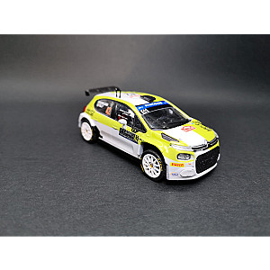 Miniatura personalizada base IXO Citröen C3 Rally2 - DNF Rally Monte-Carlo 2023 - Eamonn Boland/ "M.J."