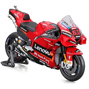 Ducati Desmosedici GP22 #63 - Team Lenovo Campeão do Mundo MotoGP Época 2022 - Francesco Bagnaia - Escala 1/6