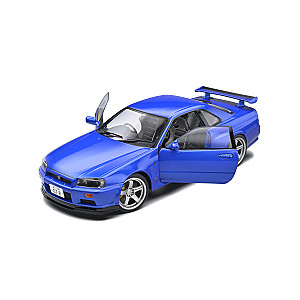 Solido Nissan Skyline (R34) GT-R – Bayside blue – 1999