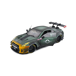 Nissan GT-R (R35) With Liberty Walk Body Kit 2.0 Army Fighter – 2022