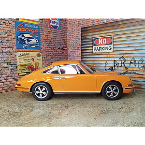 Porsche 911 S, laranja, 1968