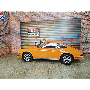 Porsche 911 S, laranja, 1968