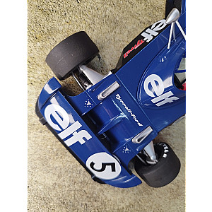 MCG Tyrrell Ford 006 #5 da Elf Team Tyrrell conduzido por Jackie Stewart e vencedor do GP Monaco 1973 ano que se proclamou campeão do Mundo