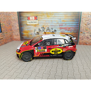 Miniatura personalizada RPT063 base IXO VW Polo GTI R5 #5 - 2º lugar Rally Ardeca Ypres 2023 - Chris Ingram/ Alexander Kihurani