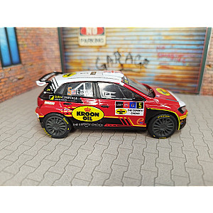 Miniatura personalizada RPT063 base IXO VW Polo GTI R5 #5 - 2º lugar Rally Ardeca Ypres 2023 - Chris Ingram/ Alexander Kihurani