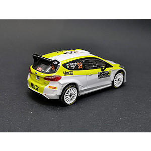 Miniatura personalizada base IXO Ford Fiesta Rally 2 MKII  #39 - 24º classificado Rali de Monte-Carlo 2024 - Eamonn Boland / "M.J."