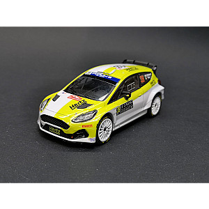 Miniatura personalizada base IXO Ford Fiesta Rally 2 MKII  #39 - 24º classificado Rali de Monte-Carlo 2024 - Eamonn Boland / "M.J."