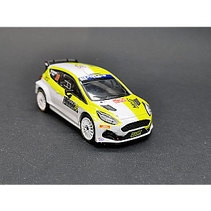 Miniatura personalizada base IXO Ford Fiesta Rally 2 MKII  #39 - 24º classificado Rali de Monte-Carlo 2024 - Eamonn Boland / "M.J."