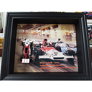 Quadro 20x25 cms - F1 Legends - Jean-Pierre Beltoise