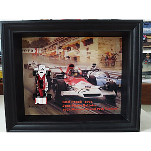 Quadro 20x25 cms - F1 Legends - Jean-Pierre Beltoise