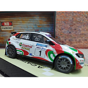 Miniatura personalizada RPT073 base IXO VW Polo GTI Rally2 #1 - 1º classificado Legend Fires North West Stages 2024 - Chris Ingram & Alexander Kihurani