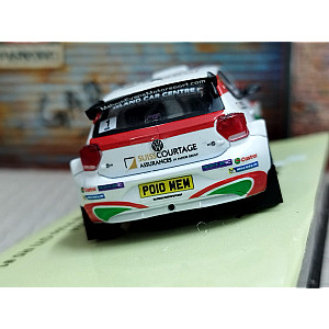 Miniatura personalizada RPT073 base IXO VW Polo GTI Rally2 #1 - 1º classificado Legend Fires North West Stages 2024 - Chris Ingram & Alexander Kihurani