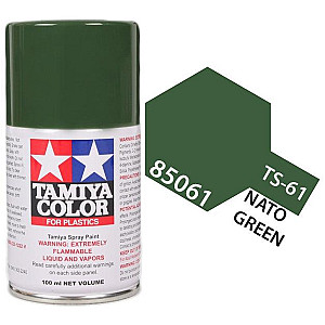 Tinta spray Tamiya NATO green TS-61 100ml