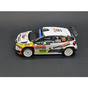 Miniatura personalizada RPT053 base IXO do Citröen C3 Rally2 #55 - Rally de Portugal 2023 - Bernardo Sousa/ José Janela