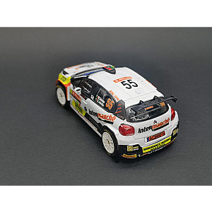 Miniatura personalizada RPT053 base IXO do Citröen C3 Rally2 #55 - Rally de Portugal 2023 - Bernardo Sousa/ José Janela