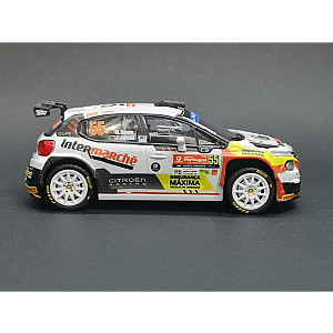 Miniatura personalizada RPT053 base IXO do Citröen C3 Rally2 #55 - Rally de Portugal 2023 - Bernardo Sousa/ José Janela