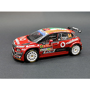 Miniatura personalizada RPT052 base IXO do Citröen C3 Rally2 #54 - Rally de Portugal 2023 - José Pedro Fontes/ Inês Ponte