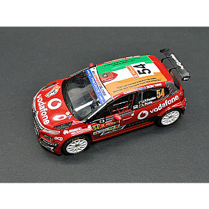 Miniatura personalizada RPT052 base IXO do Citröen C3 Rally2 #54 - Rally de Portugal 2023 - José Pedro Fontes/ Inês Ponte