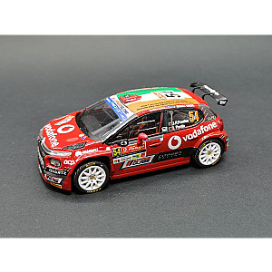 Miniatura personalizada RPT052 base IXO do Citröen C3 Rally2 #54 - Rally de Portugal 2023 - José Pedro Fontes/ Inês Ponte