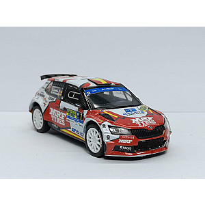 Miniatura personalizada RPT051 base IXO do Skoda Fabia Rally2 EVO #1 - 2º classificado Rally Islas Canarias 2022 - Efrén Llarena/ Sara Fernández