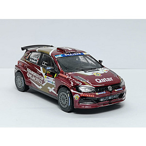 Miniatura personalizada RPT047 base IXO do VW Polo GTI R5 #4 - 1º classificado Rally Cyprus 2019 - Nasser Al-Attiyah/ Mathieu Baumel