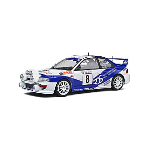 Solido 1:18 S1807403 Subaru Impreza S5 WRC99 (Night version) #8 - DNF Rally Azimut di Monza 2000 - VALENTINO ROSSI/ Carlo Cassina