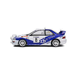 Solido 1:18 S1807403 Subaru Impreza S5 WRC99 (Night version) #8 - DNF Rally Azimut di Monza 2000 - VALENTINO ROSSI/ Carlo Cassina