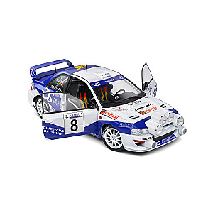 Solido 1:18 S1807403 Subaru Impreza S5 WRC99 (Night version) #8 - DNF Rally Azimut di Monza 2000 - VALENTINO ROSSI/ Carlo Cassina