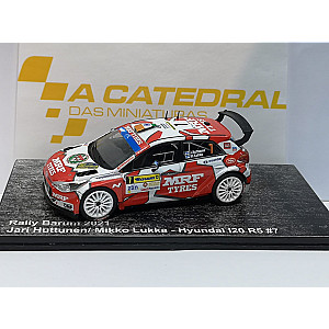 Miniatura personalizada base IXO RPT043 do Hyundai I20 R5 #7 - Rally Barum 2021 - Jari Huttunen/ Mikko Lukka