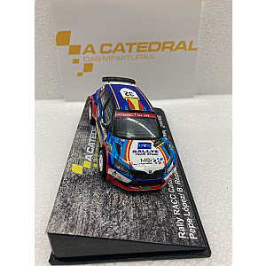 Miniatura personalizada base IXO RPT042 do Skoda Fabia Rally2 EVO #32 - DNF Rally RACC Catalunya 2021 - Pepe Lopez/ Borja Rosada