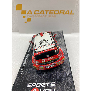 Miniatura personalizada base IXO RPT018 do Citröen DS3 R5 #7 - 1º classificado Rally de Ferrol 2018 - Pepe Lopez/ Borja Rosada