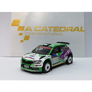 Miniatura personalizada base IXO RPT041 do Skoda Fabia R5 Evo #37 - DNF Rally Estonia 2020 - Raul Jeets/ Andrus Toom