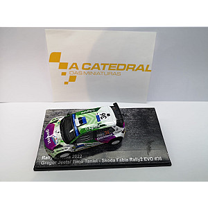 Miniatura personalizada base IXO RPT040 do Skoda Fabia Rally2 EVO #36 - 24º classificado Rally Estonia 2022 - Gregor Jeets/ Timo Taniel