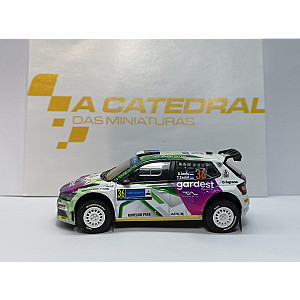 Miniatura personalizada base IXO RPT040 do Skoda Fabia Rally2 EVO #36 - 24º classificado Rally Estonia 2022 - Gregor Jeets/ Timo Taniel